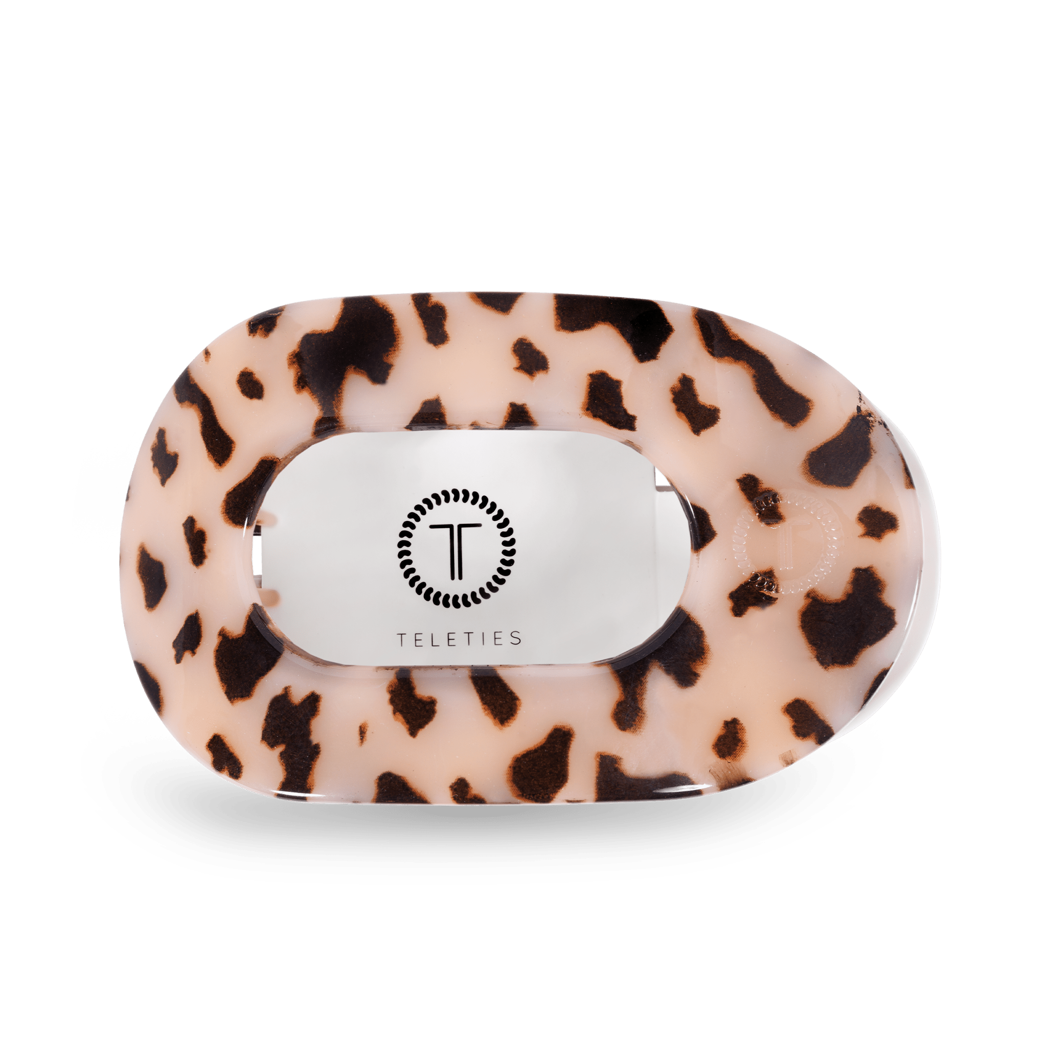 Round Flat Hair Clip | Large | Blonde Tortoise - A'Bekah's Boutique