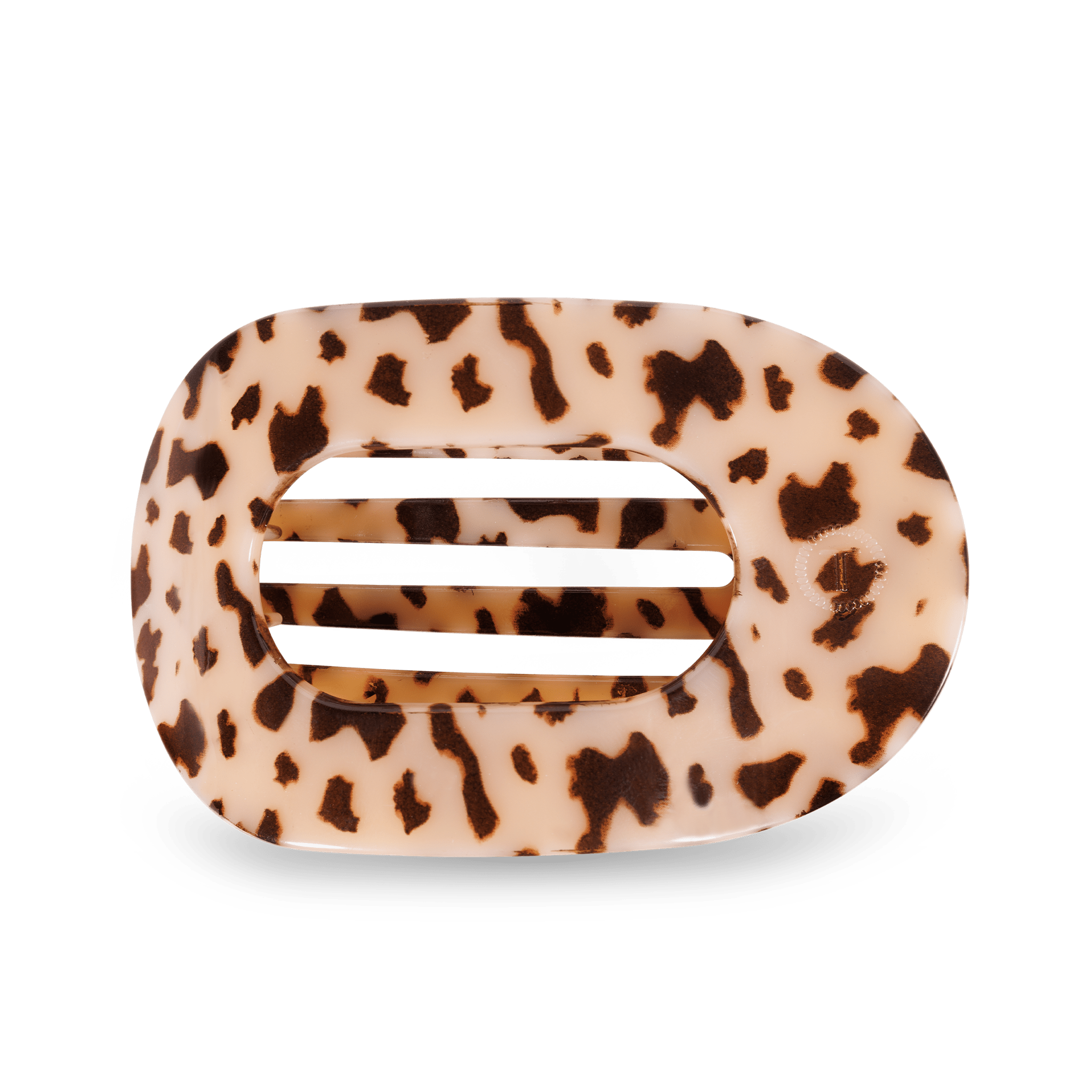 Round Flat Hair Clip | Large | Blonde Tortoise - A'Bekah's Boutique