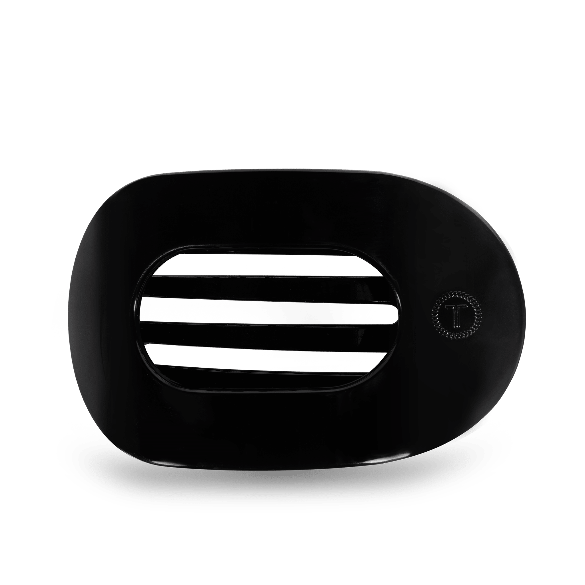 Round Flat Hair Clip | Large | Jet Black - A'Bekah's Boutique