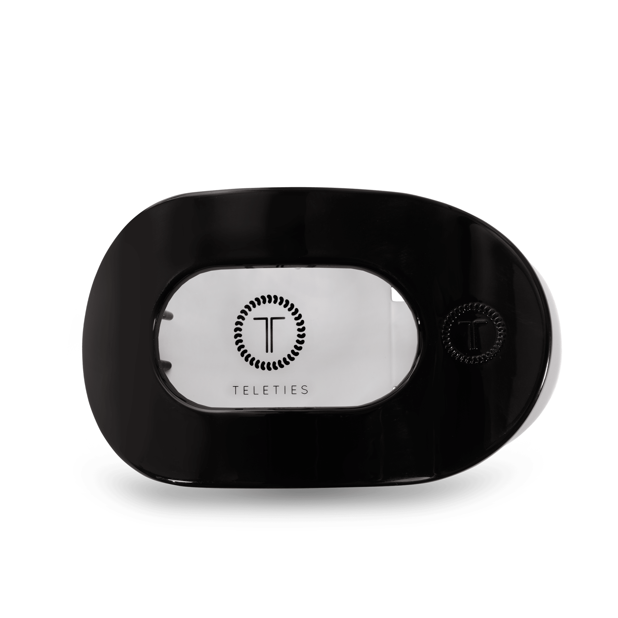 Round Flat Hair Clip | Large | Jet Black - A'Bekah's Boutique