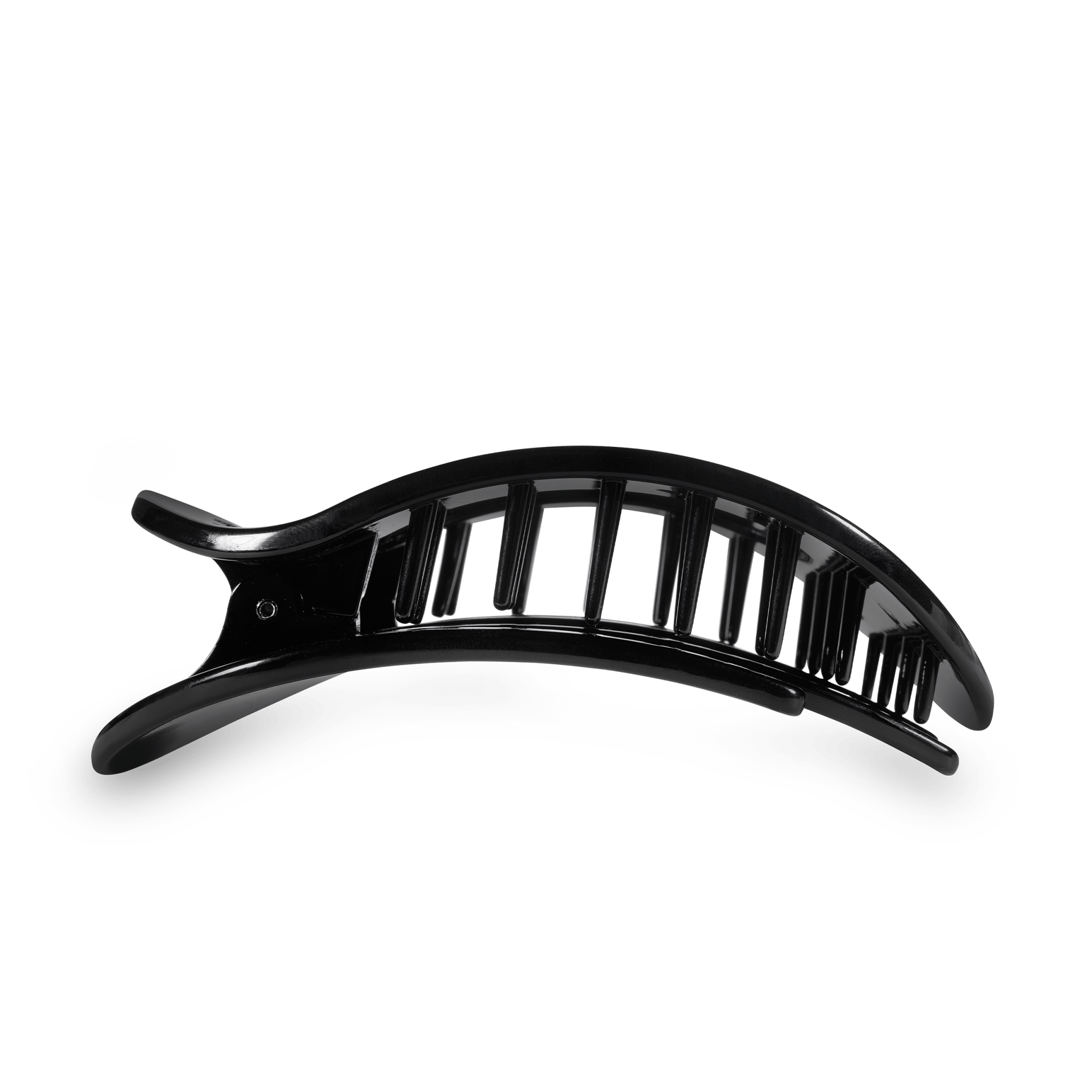 Round Flat Hair Clip | Large | Jet Black - A'Bekah's Boutique