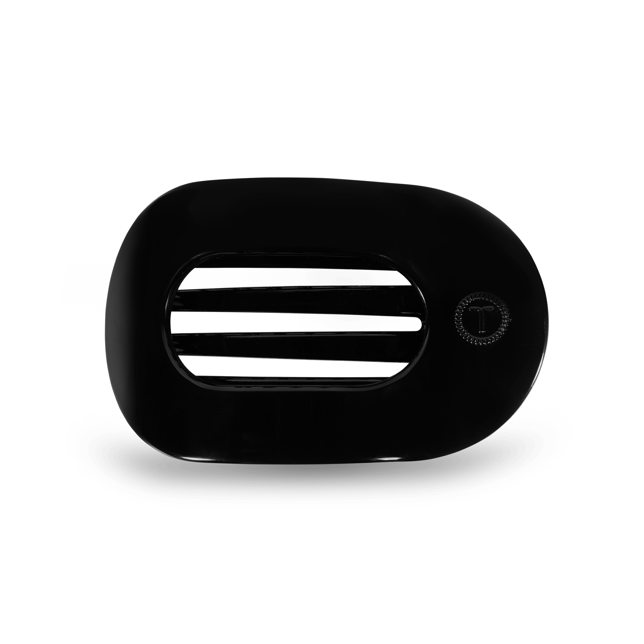 Round Flat Hair Clip | Med. | Jet Black - A'Bekah's Boutique