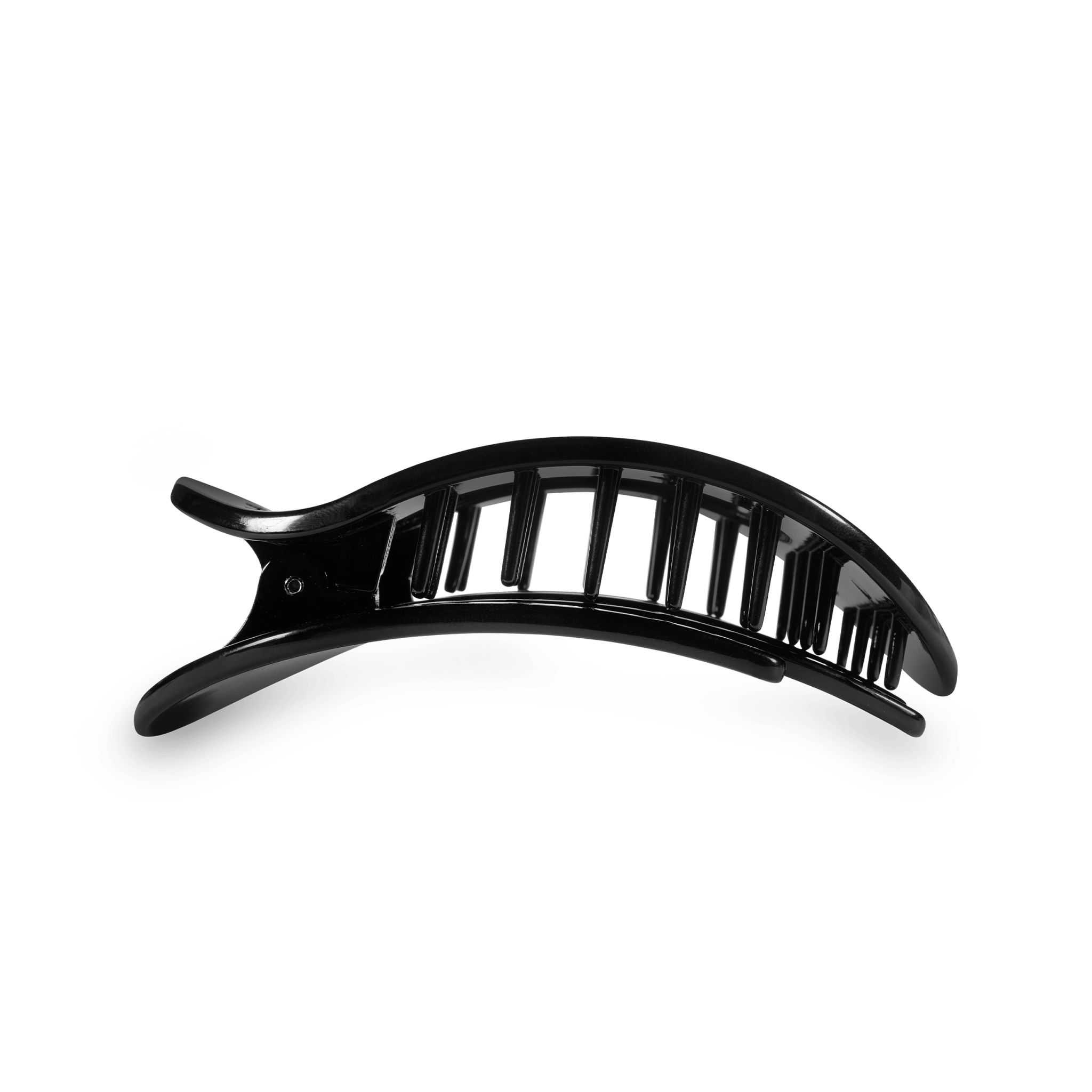 Round Flat Hair Clip | Med. | Jet Black - A'Bekah's Boutique