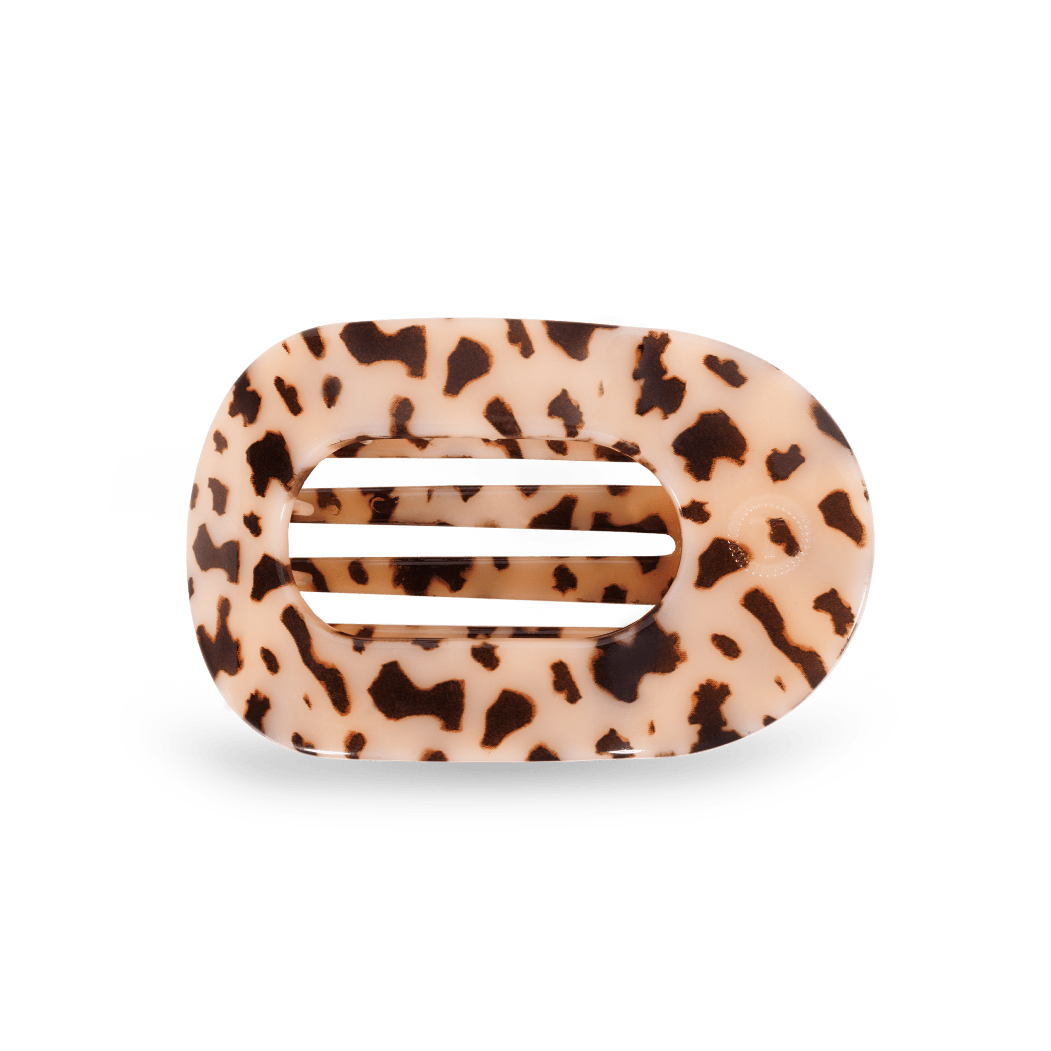 Round Flat Hair Clip | Medium | Blonde Tortoise - A'Bekah's Boutique