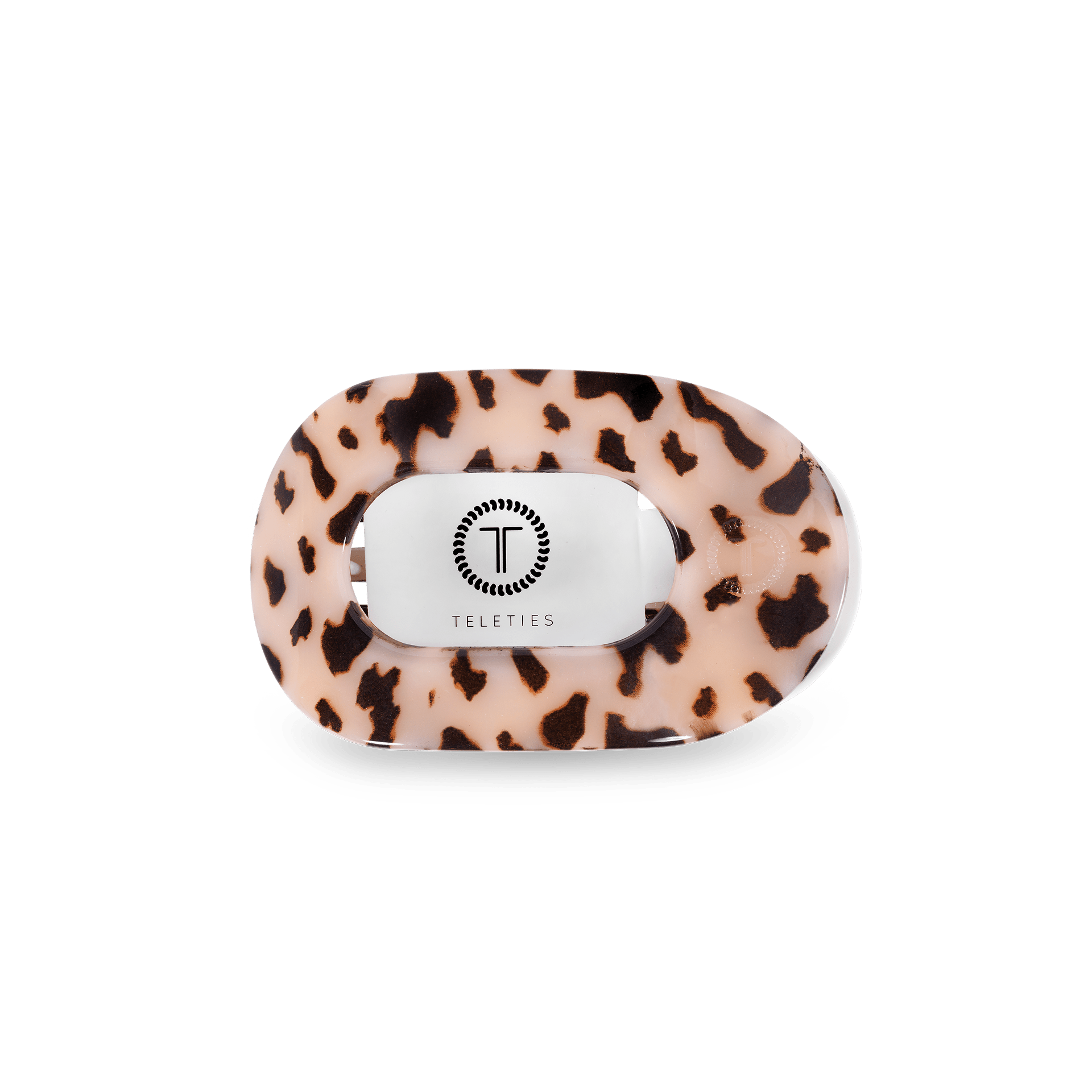 Round Flat Hair Clip | Small | Blonde Tortoise - A'Bekah's Boutique