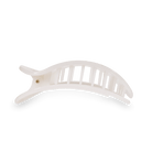 Round Flat Hair Clip | Small | Coconut White - A'Bekah's Boutique