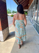 She's Got a Way Mint Floral Midi Dress - A'Bekah's Boutique