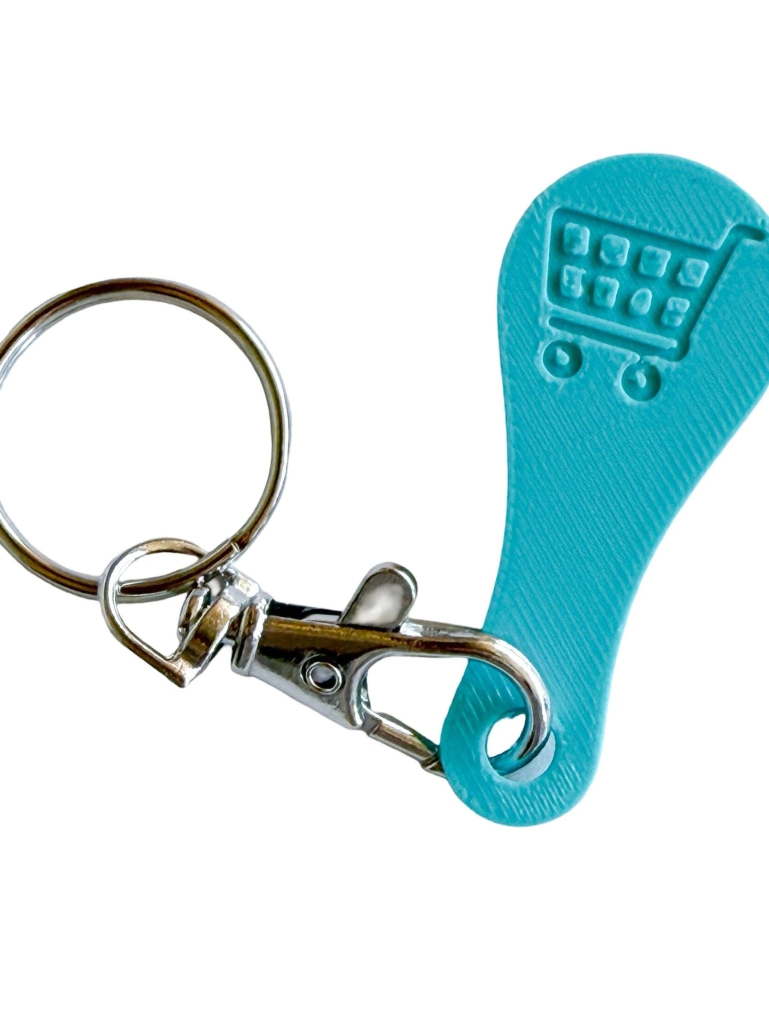 Shopping Cart Quarter Saver Keychain - A'Bekah's Boutique