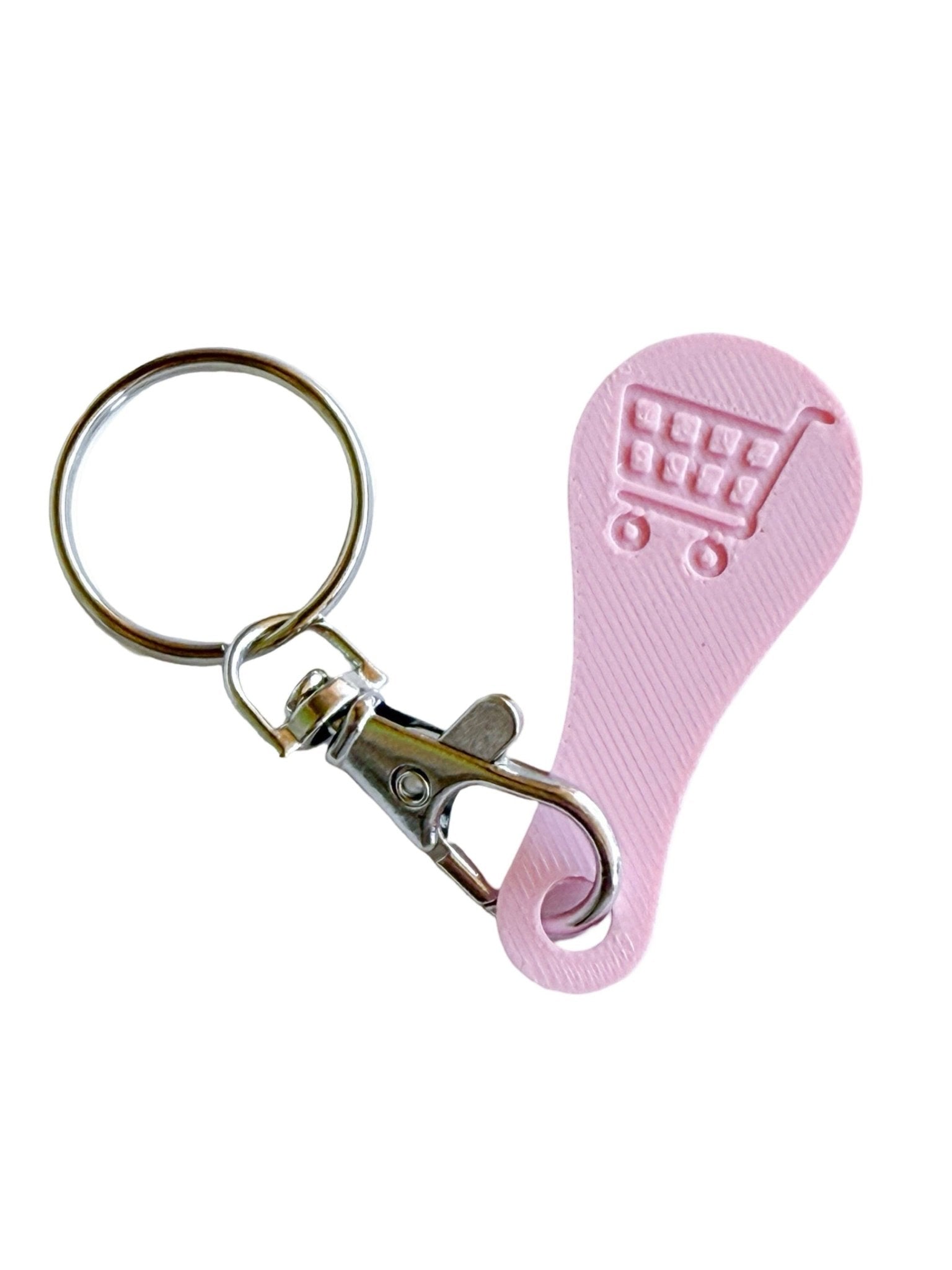 Shopping Cart Quarter Saver Keychain - A'Bekah's Boutique