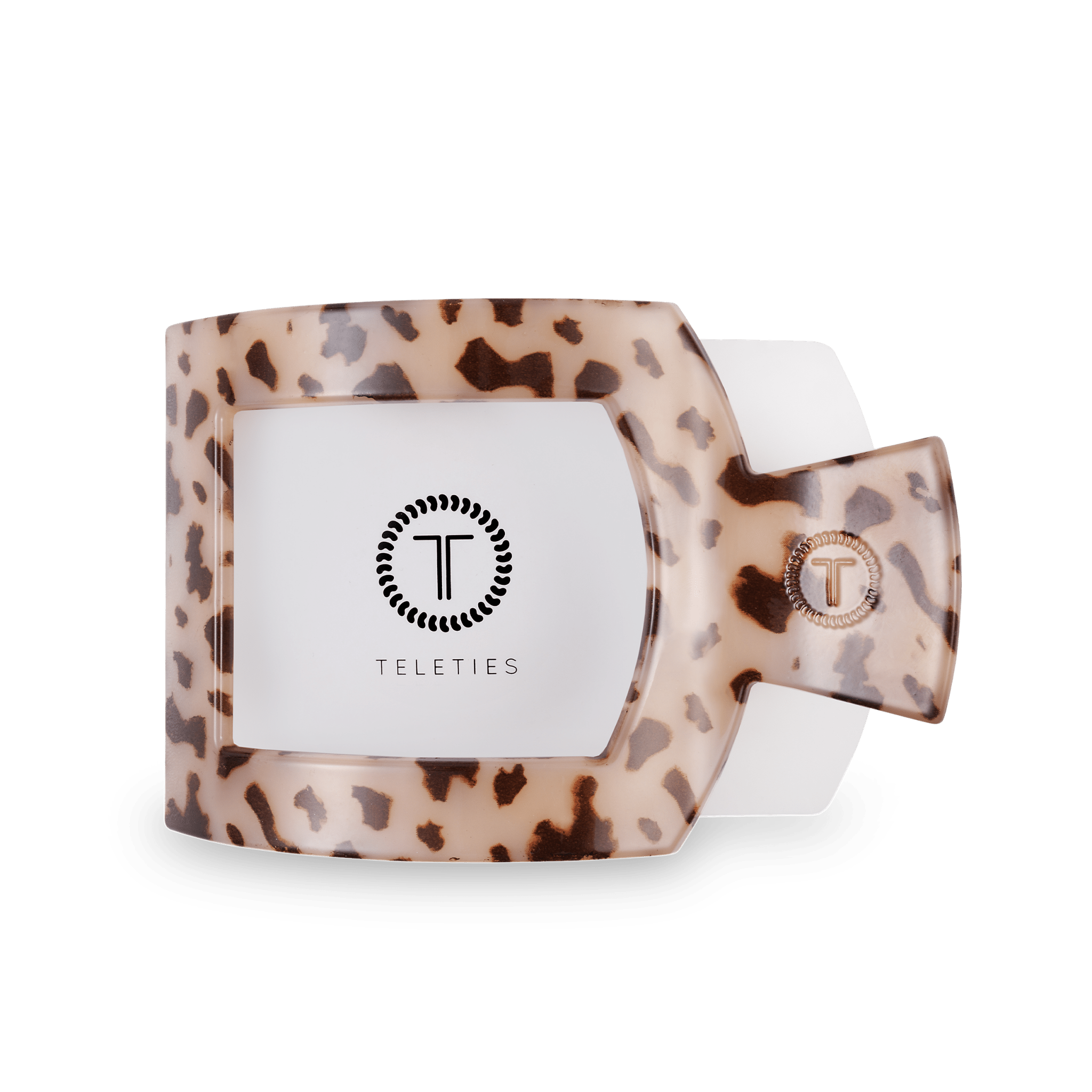 Square Flat Hair Clip | Large | Blonde Tortoise - A'Bekah's Boutique