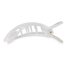 Square Flat Hair Clip | Large | Coconut White - A'Bekah's Boutique