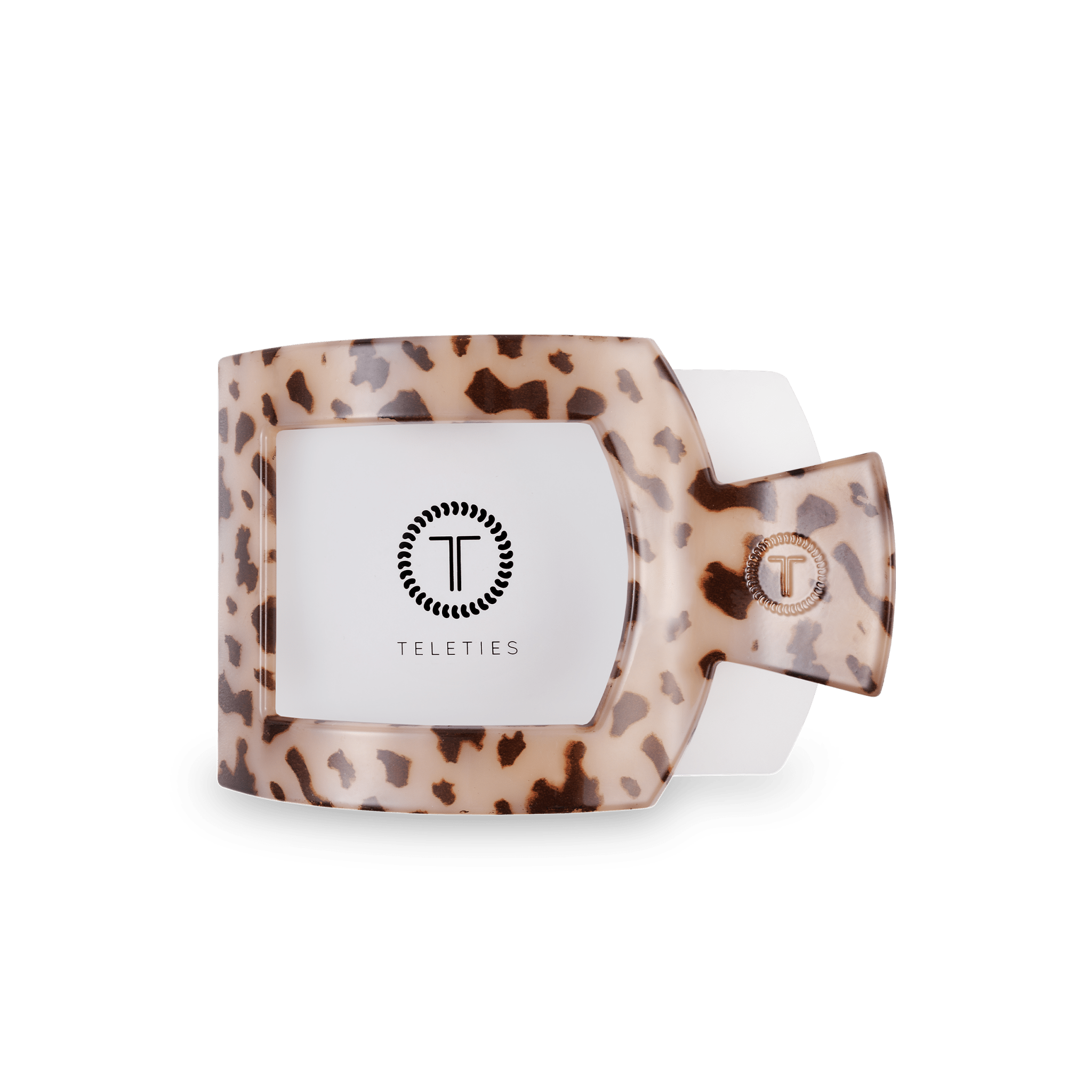 Square Flat Hair Clip | Med. | Blonde Tortoise - A'Bekah's Boutique