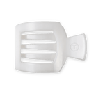 Square Flat Hair Clip | Medium | Coconut White - A'Bekah's Boutique