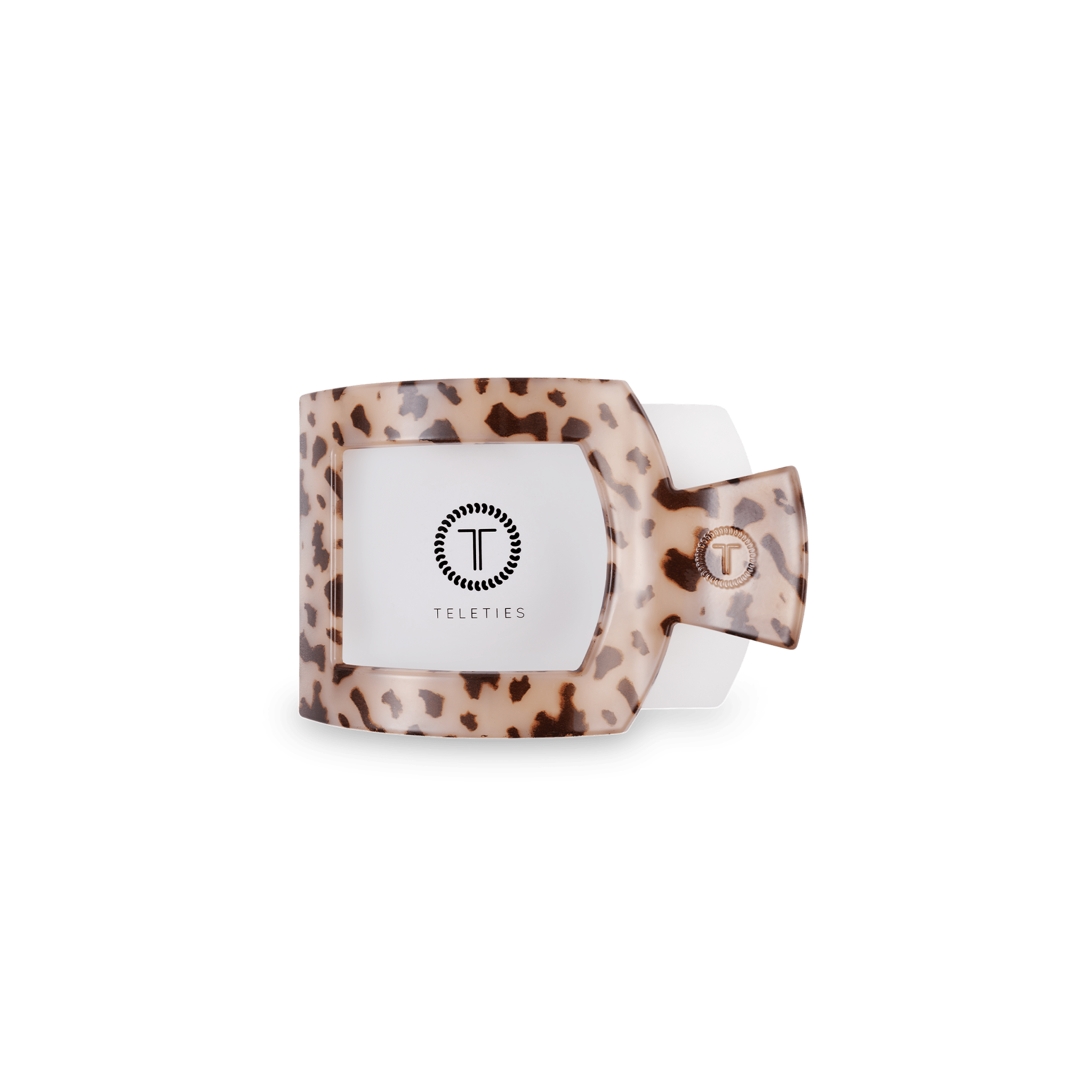 Square Flat Hair Clip | Small | Blonde Tortoise - A'Bekah's Boutique