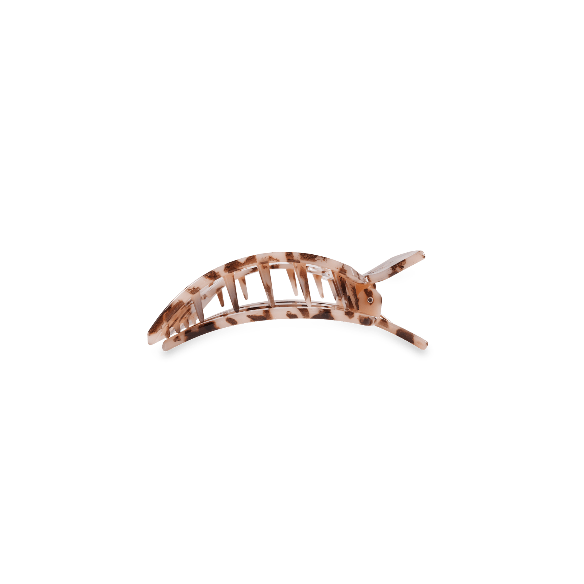 Square Flat Hair Clip | Small | Blonde Tortoise - A'Bekah's Boutique