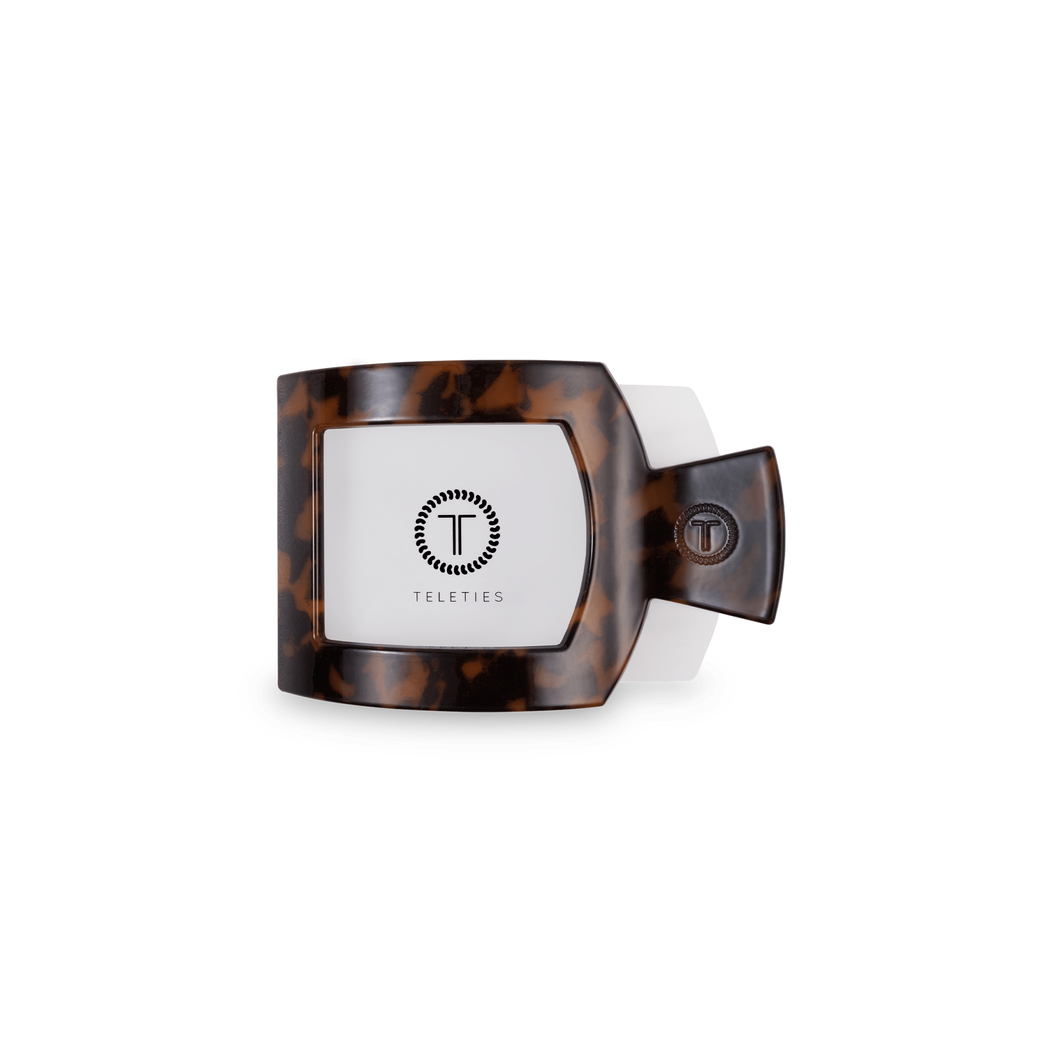 Square Flat Hair Clip | Small | Tortoise - A'Bekah's Boutique
