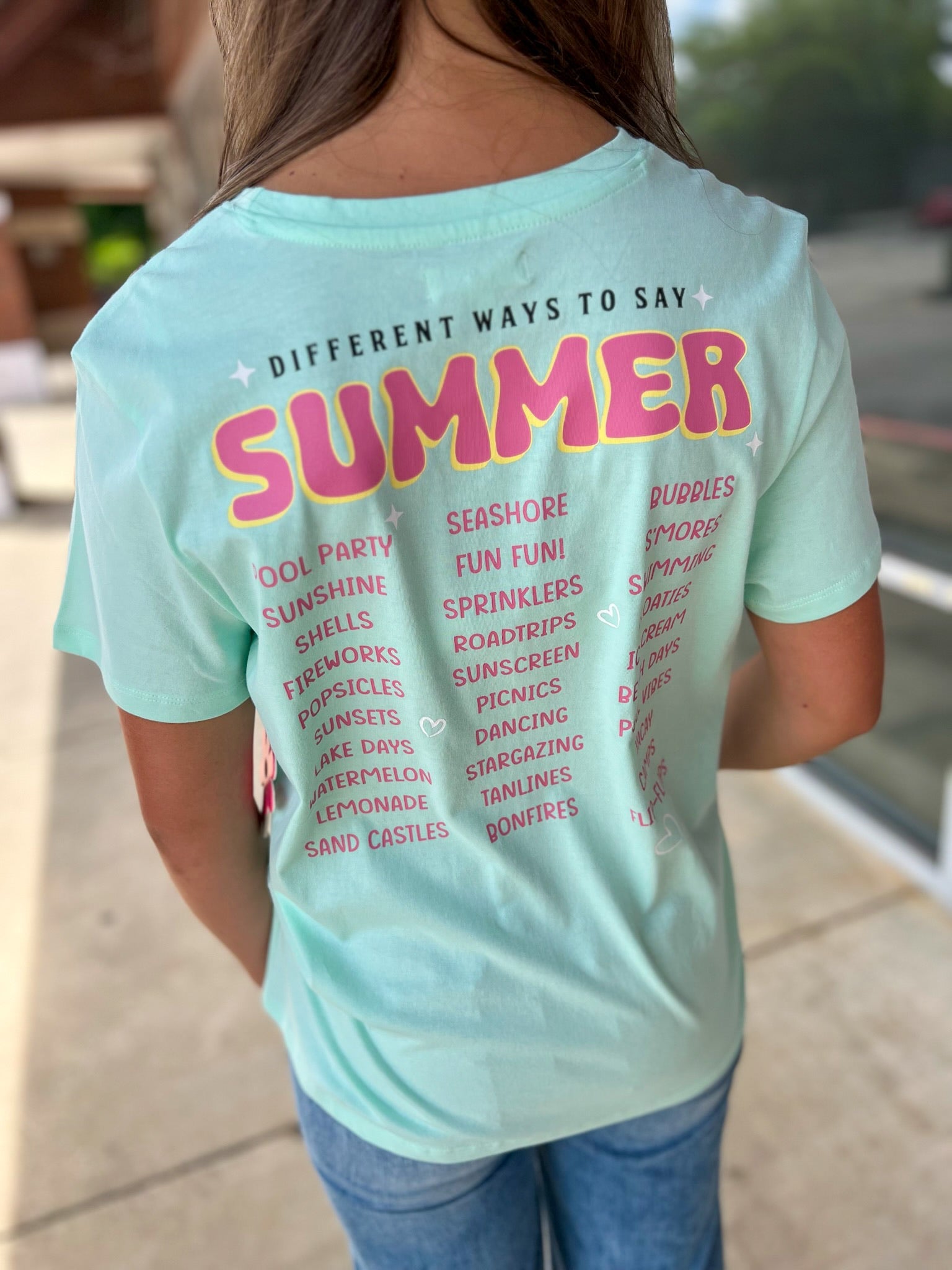 Summer Forever Girls Tiger Bay Blue Graphic T-Shirt - A'Bekah's Boutique