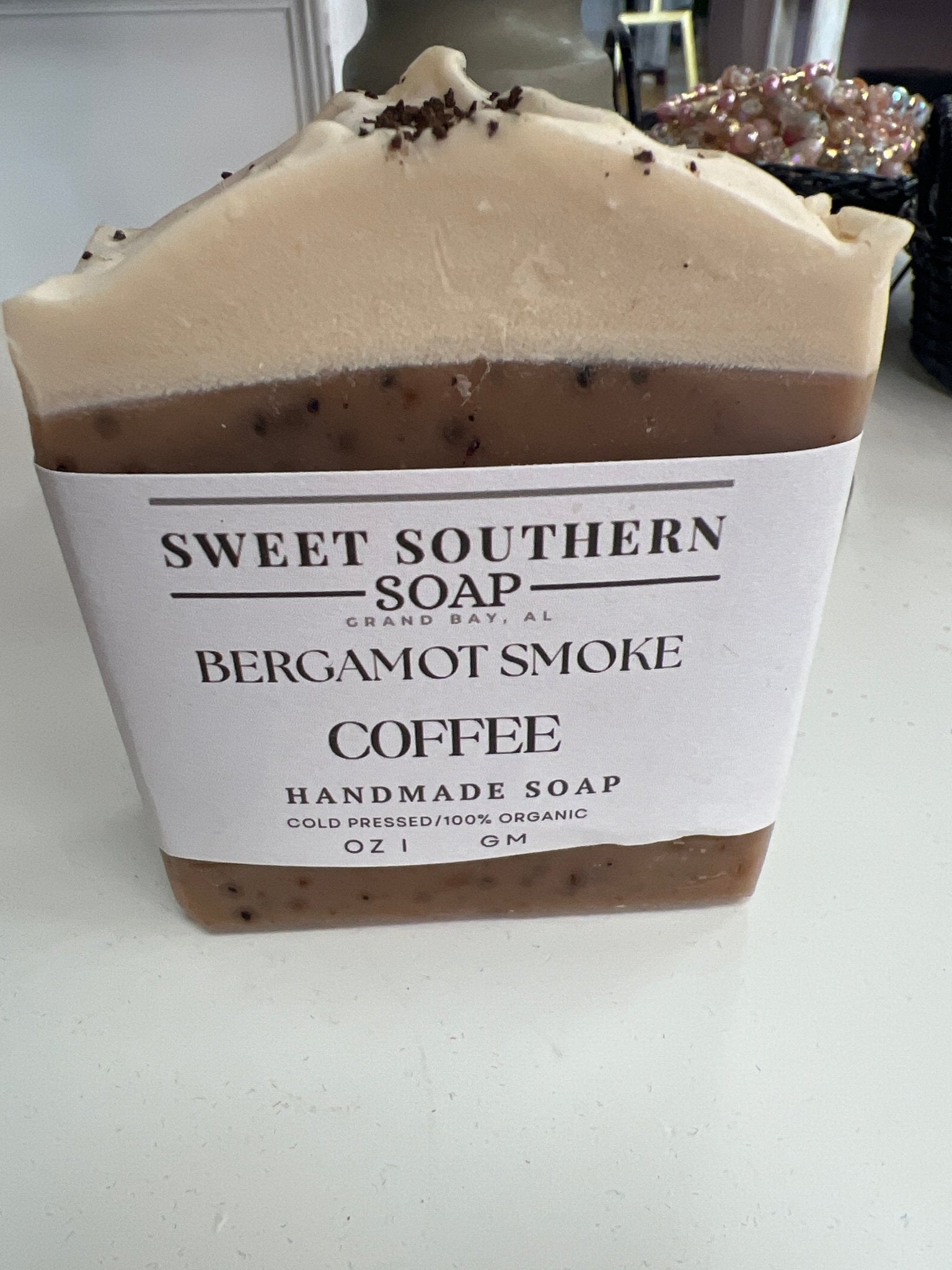 Sweet Southern Honey Handmade Bergamot Smoke Coffee Soap - A'Bekah's Boutique