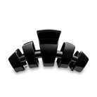 Teleties Jet Black Medium Hair Claw Clip - A'Bekah's Boutique