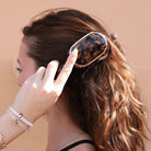 Teleties Tortoise Boar Bristle Mini Hair Brush - A'Bekah's Boutique