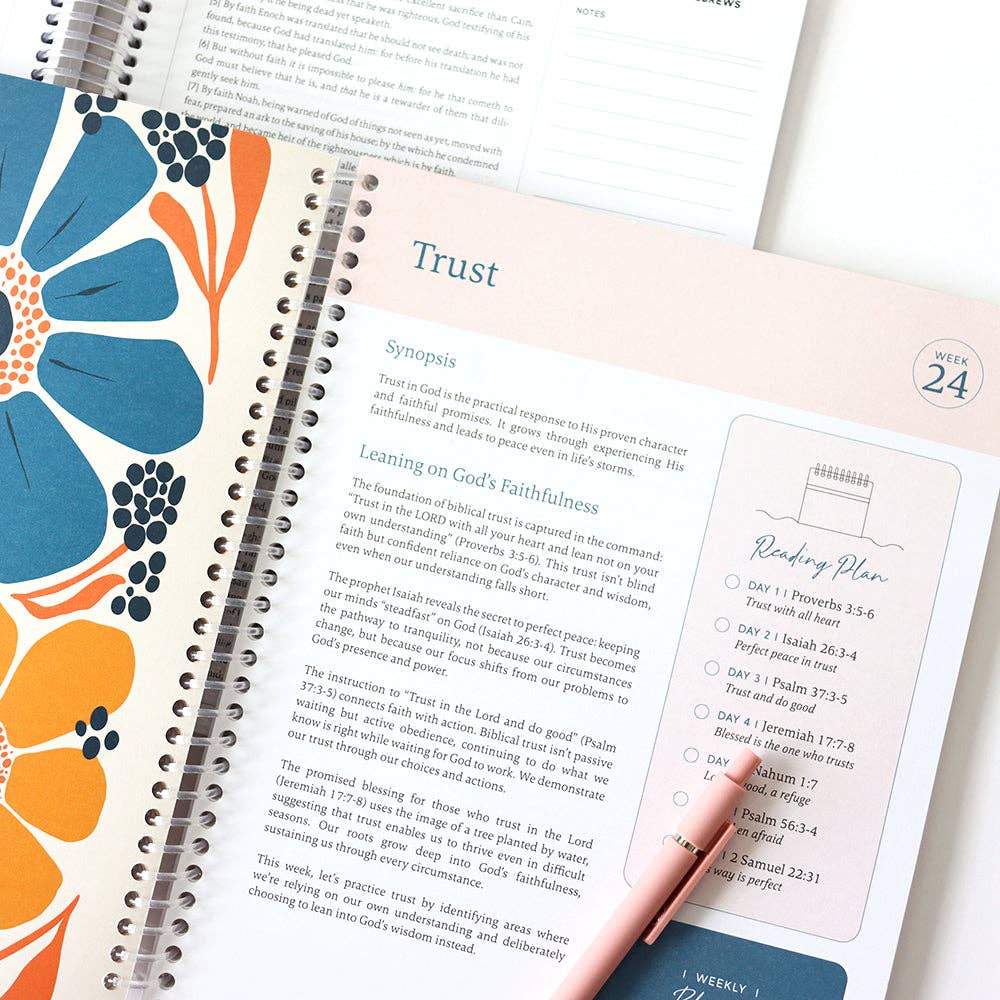 The Bible In A Year: A 52 - Week Study - A'Bekah's Boutique