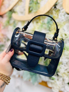 Toni Clear Flapover Crossbody Bag – Stadium Purse | Game Day Purse - A'Bekah's Boutique