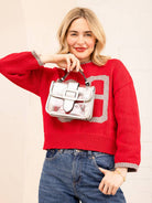 Toni Clear Flapover Crossbody Bag – Stadium Purse | Game Day Purse - A'Bekah's Boutique