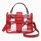 Toni Clear Flapover Crossbody Bag – Stadium Purse | Game Day Purse - A'Bekah's Boutique