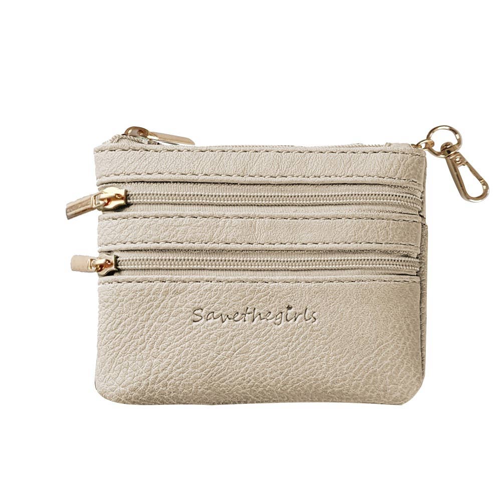 Vegan Leather Zippered Pouch - A'Bekah's Boutique