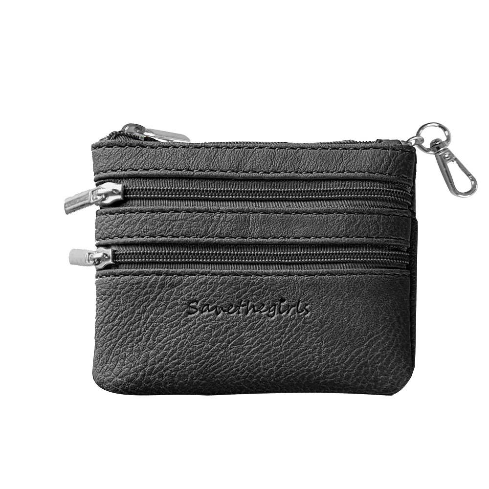 Vegan Leather Zippered Pouch - A'Bekah's Boutique