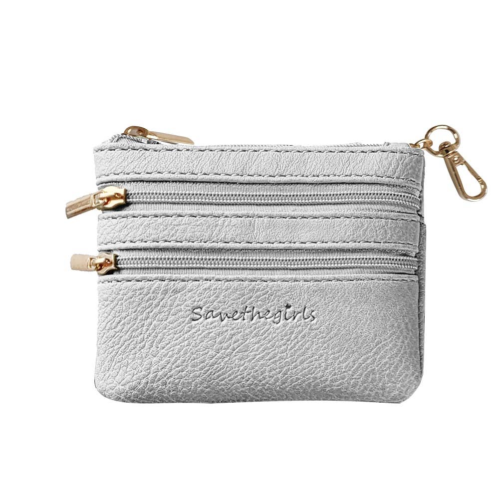Vegan Leather Zippered Pouch - A'Bekah's Boutique