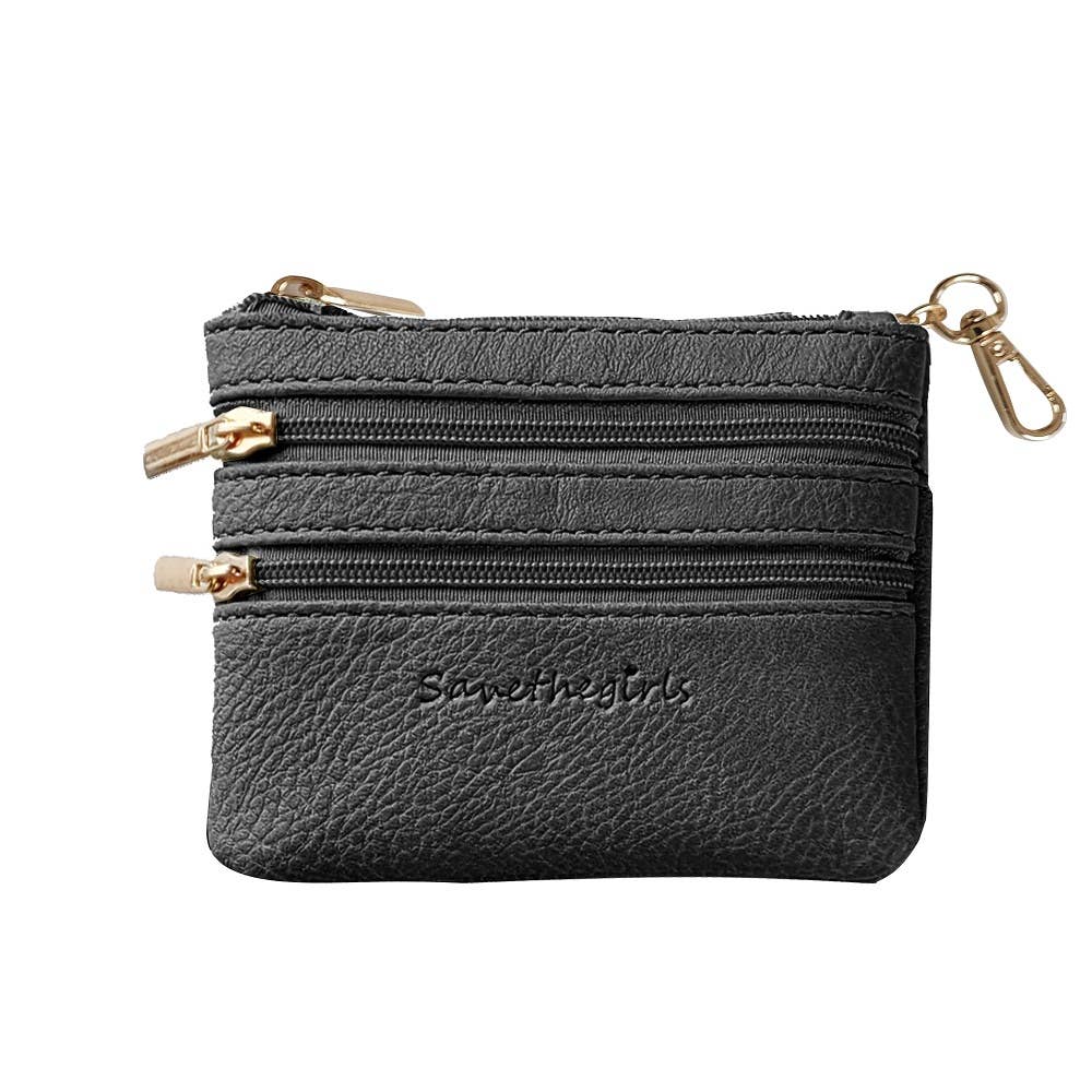 Vegan Leather Zippered Pouch - A'Bekah's Boutique
