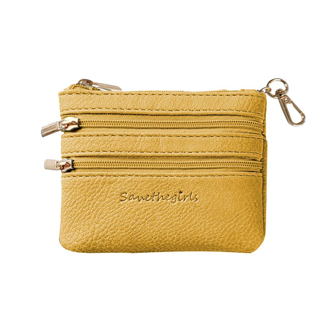 Vegan Leather Zippered Pouch - A'Bekah's Boutique
