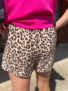 Wild Over You Mocha Animal Print Shorts - A'Bekah's Boutique