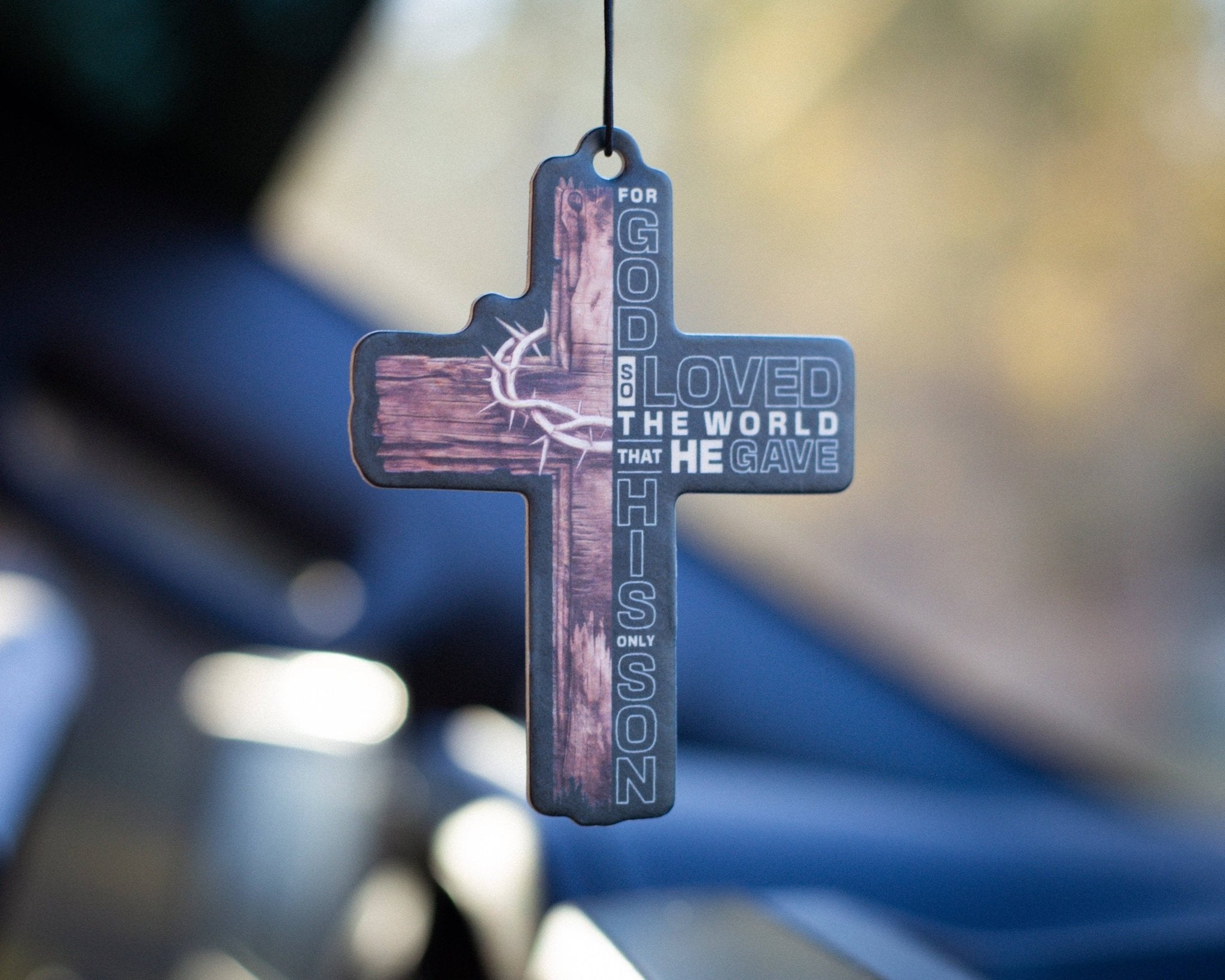 Wooden Cross - air freshener - A'Bekah's Boutique