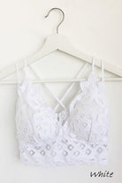 Crochet Lace V-Neck Bralette (C) - A'Bekah's Boutique