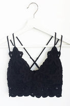 Crochet Lace V-Neck Bralette (R) - A'Bekah's Boutique